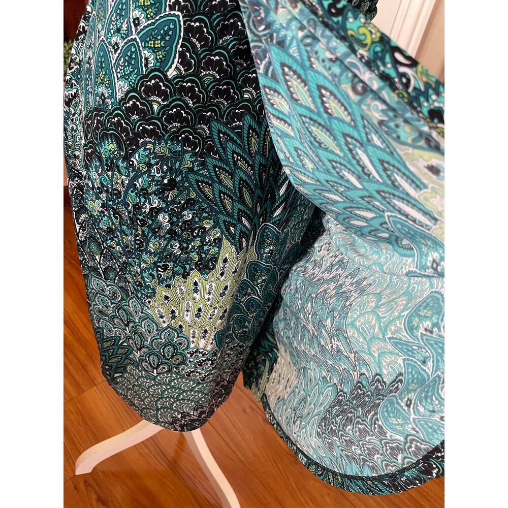 Connected Apparel Faux Wrap Dress Size 8 - Picture 6 of 7